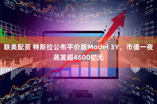 联美配资 特斯拉公布平价版Model 3Y，市值一夜蒸发超4600亿元