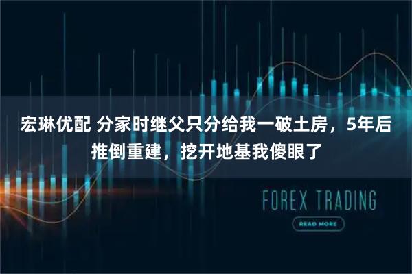 宏琳优配 分家时继父只分给我一破土房，5年后推倒重建，挖开地基我傻眼了